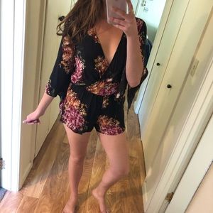Floral romper by LOVESTITCH